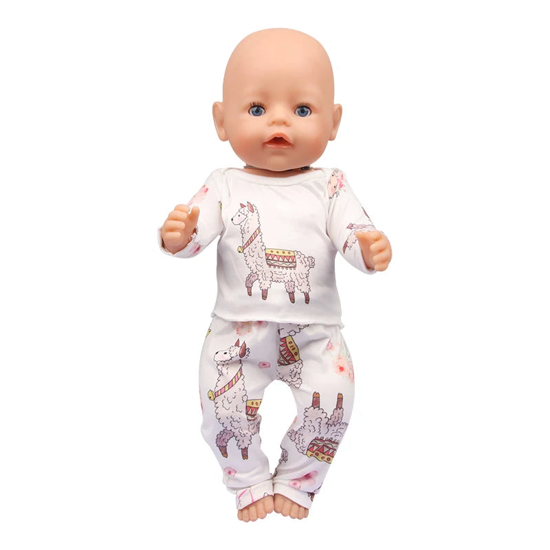 Doll Clothes Pajamas - DOFIBA