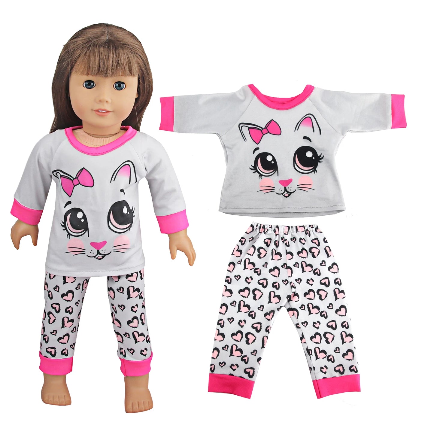 Doll Clothes Pajamas - DOFIBA