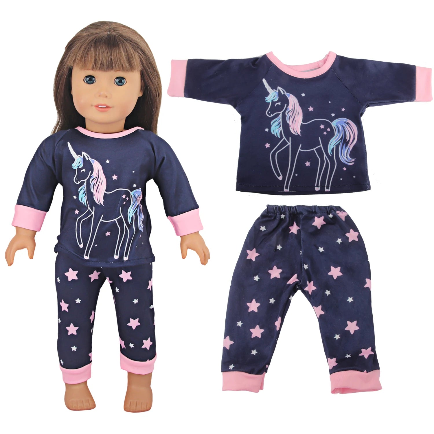 Doll Clothes Pajamas - DOFIBA