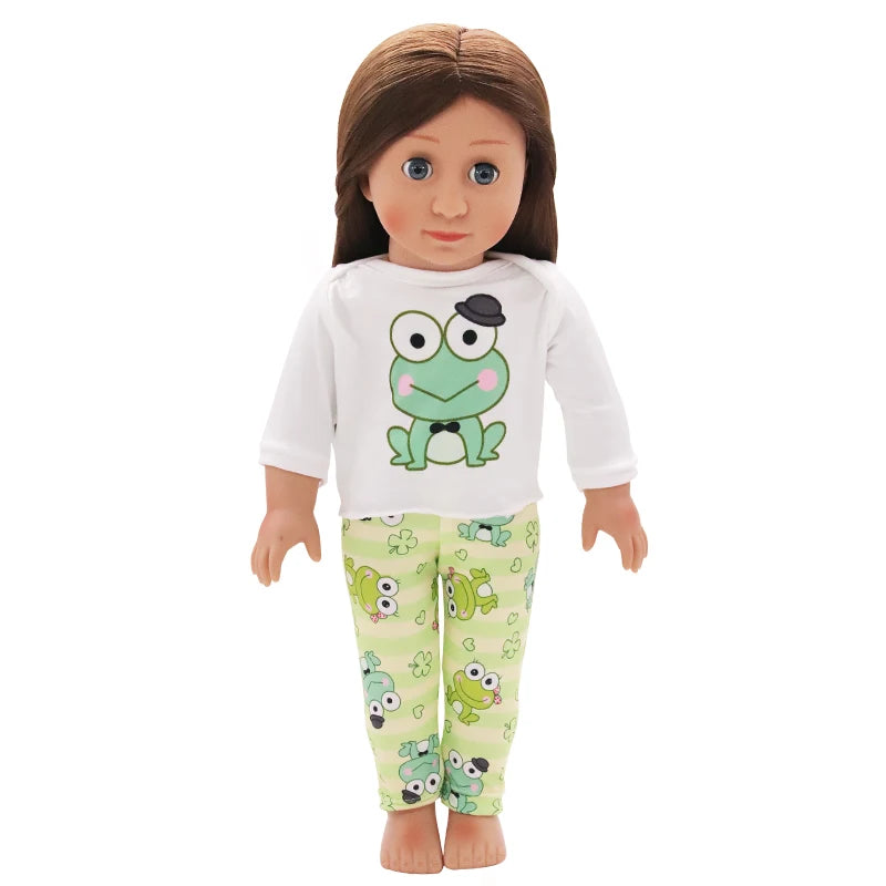 Doll Clothes Pajamas - DOFIBA