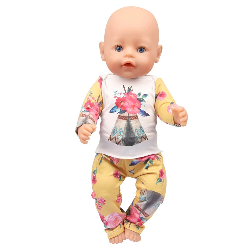 Doll Clothes Pajamas - DOFIBA