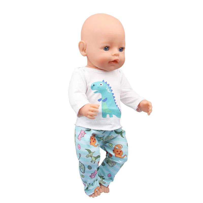 Doll Clothes Pajamas - DOFIBA