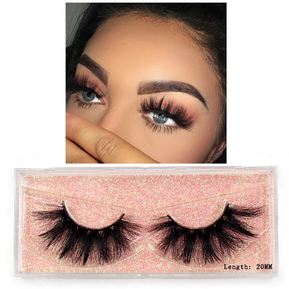 Thick Natural Long False Eyelashes Mink - DOFIBA