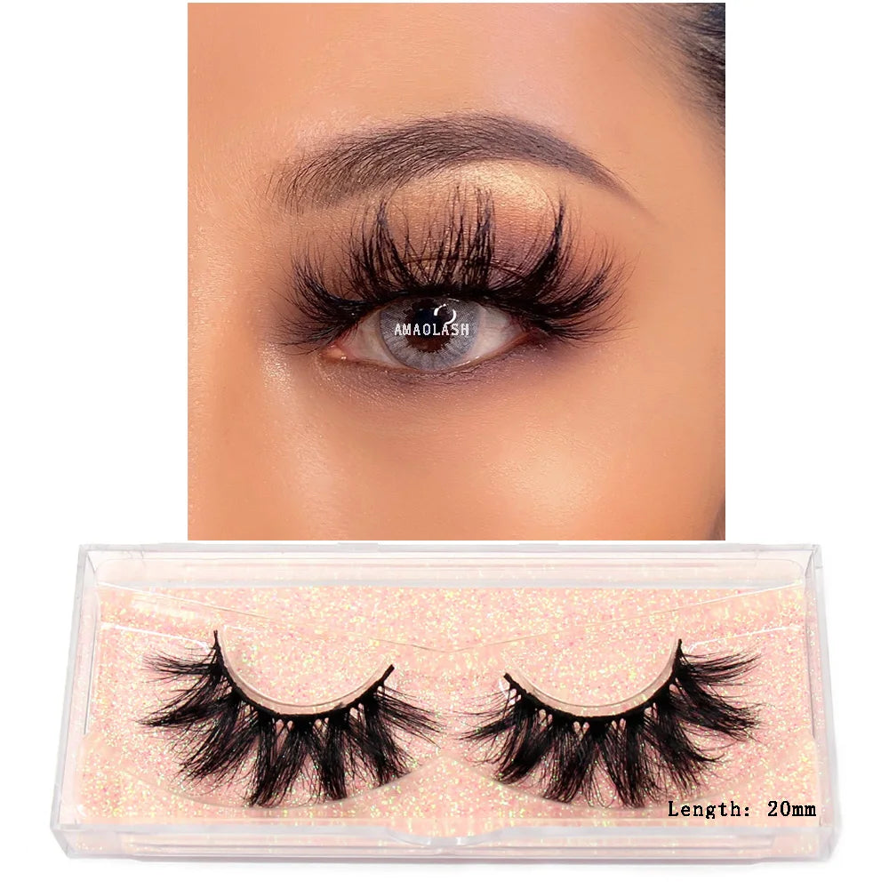 Thick Natural Long False Eyelashes Mink - DOFIBA