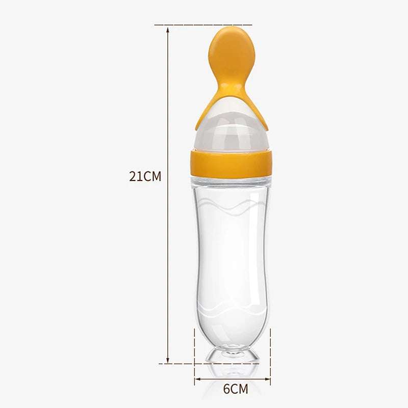 Squeezing Baby Feeding Bottle - DOFIBA