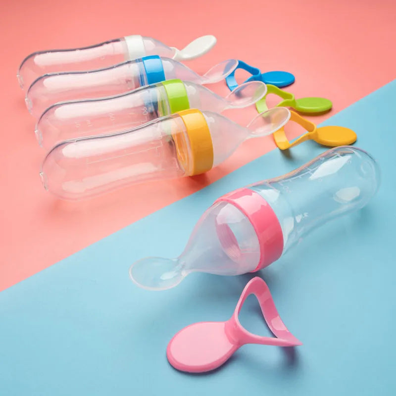 Squeezing Baby Feeding Bottle - DOFIBA