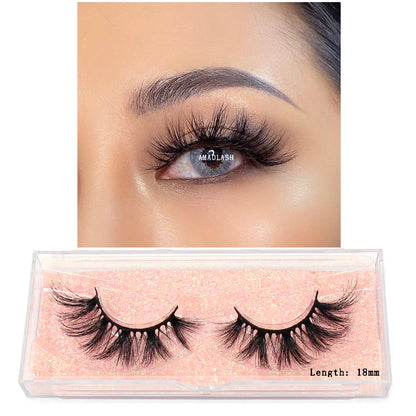 Thick Natural Long False Eyelashes Mink - DOFIBA