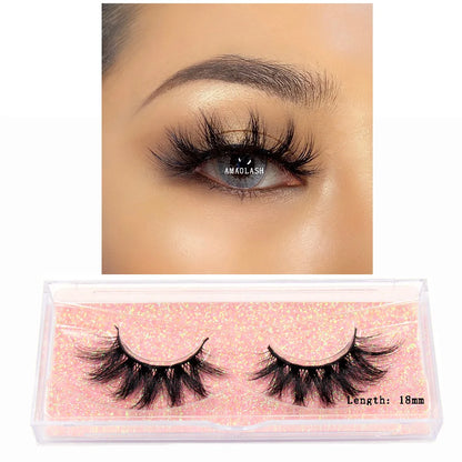 Thick Natural Long False Eyelashes Mink - DOFIBA