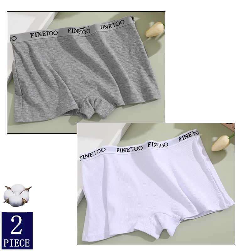 Women Cotton Panties Female Boxer - DOFIBA