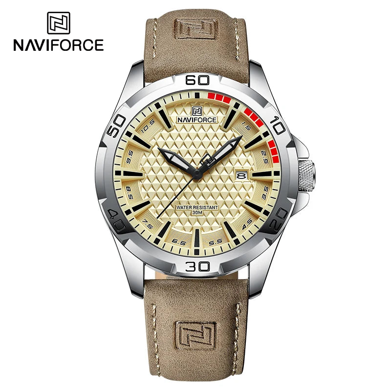 Men Casual Sport Military Quartz Calendar Wrist Watch - DOFIBA