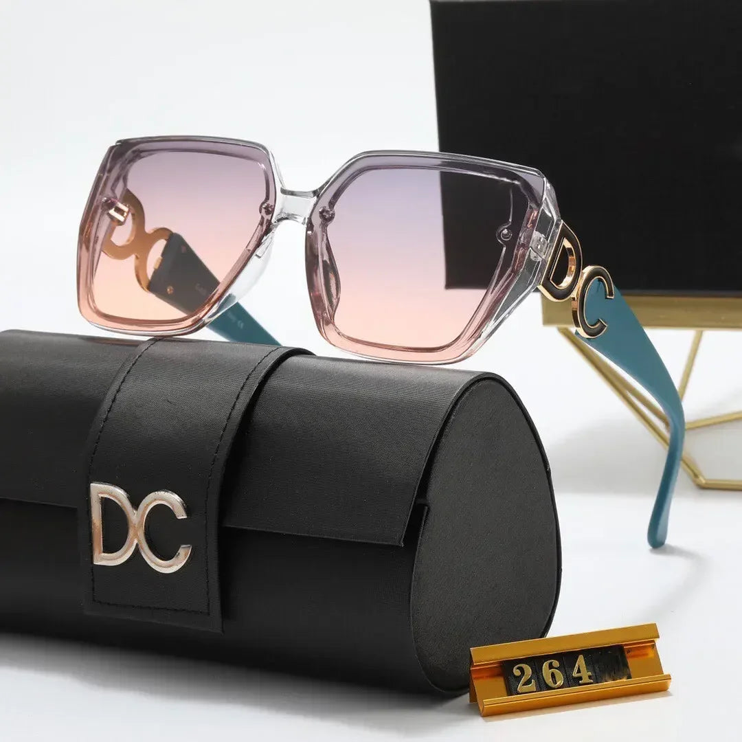 Sunglasses Luxury Brand Designer Women Retro Square - DOFIBA