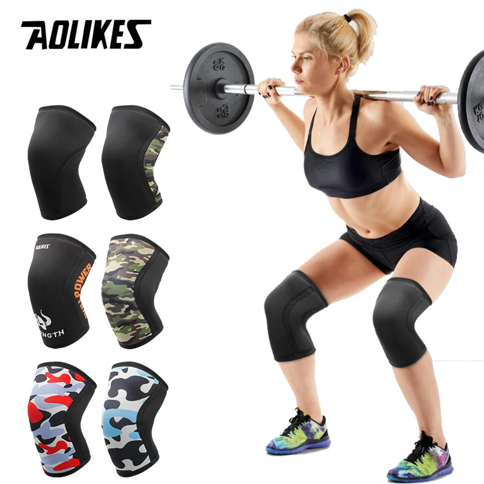 AOLIKES 7mm Sports Compression Kneepads - DOFIBA