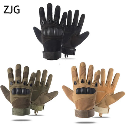 Military fan hard shell black eagle tactical sports gloves - DOFIBA