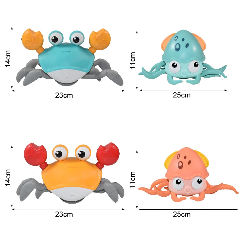 Kids Induction Escape Crab Octopus Crawling Toy - DOFIBA