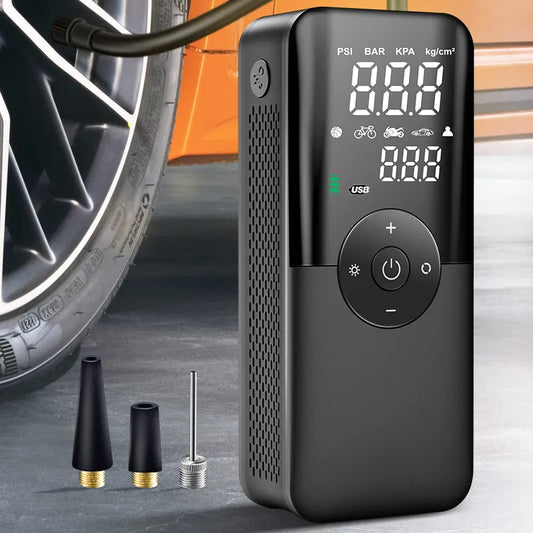 Rechargeable Air Pump Tire Inflator Portable Compressor - DOFIBA