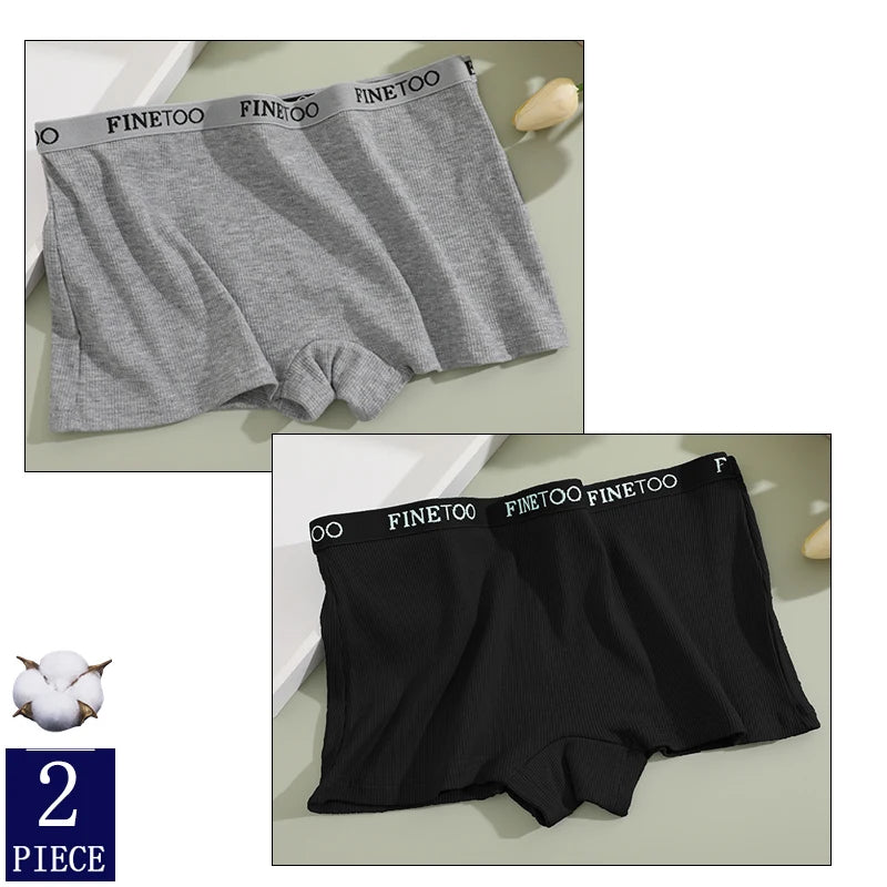 Women Cotton Panties Female Boxer - DOFIBA