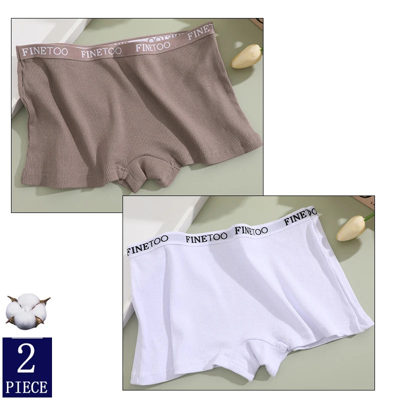 Women Cotton Panties Female Boxer - DOFIBA