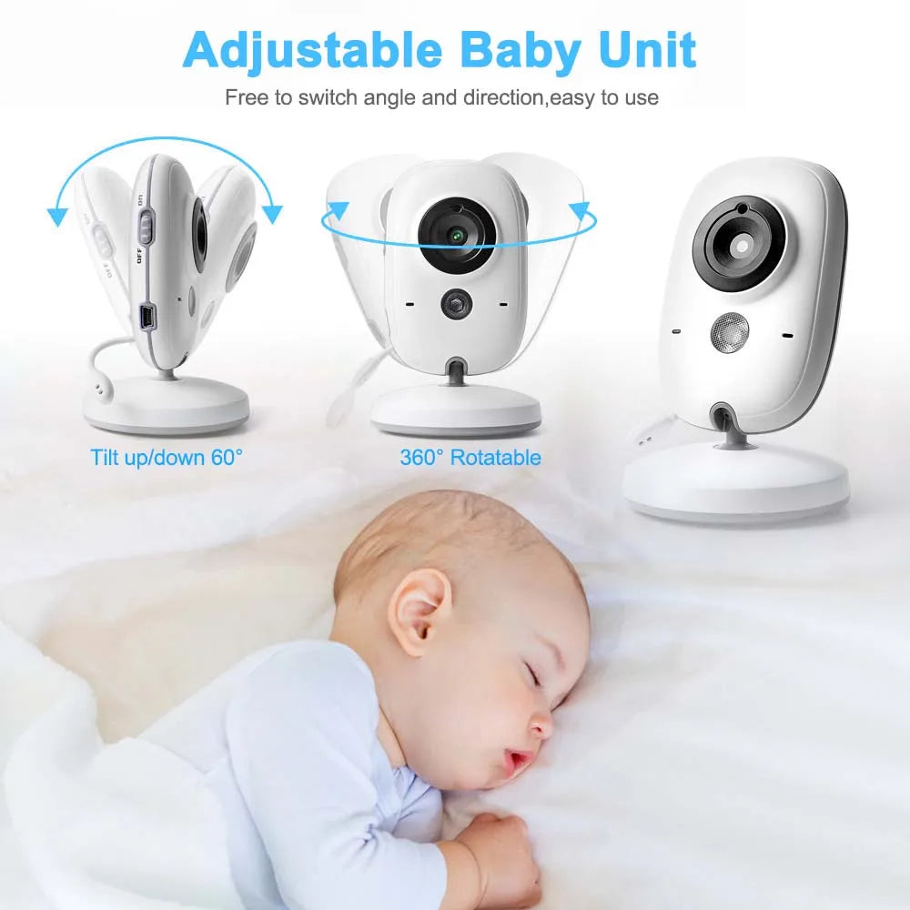 3.5'' Video Baby Monitor 2.4G Camera - DOFIBA