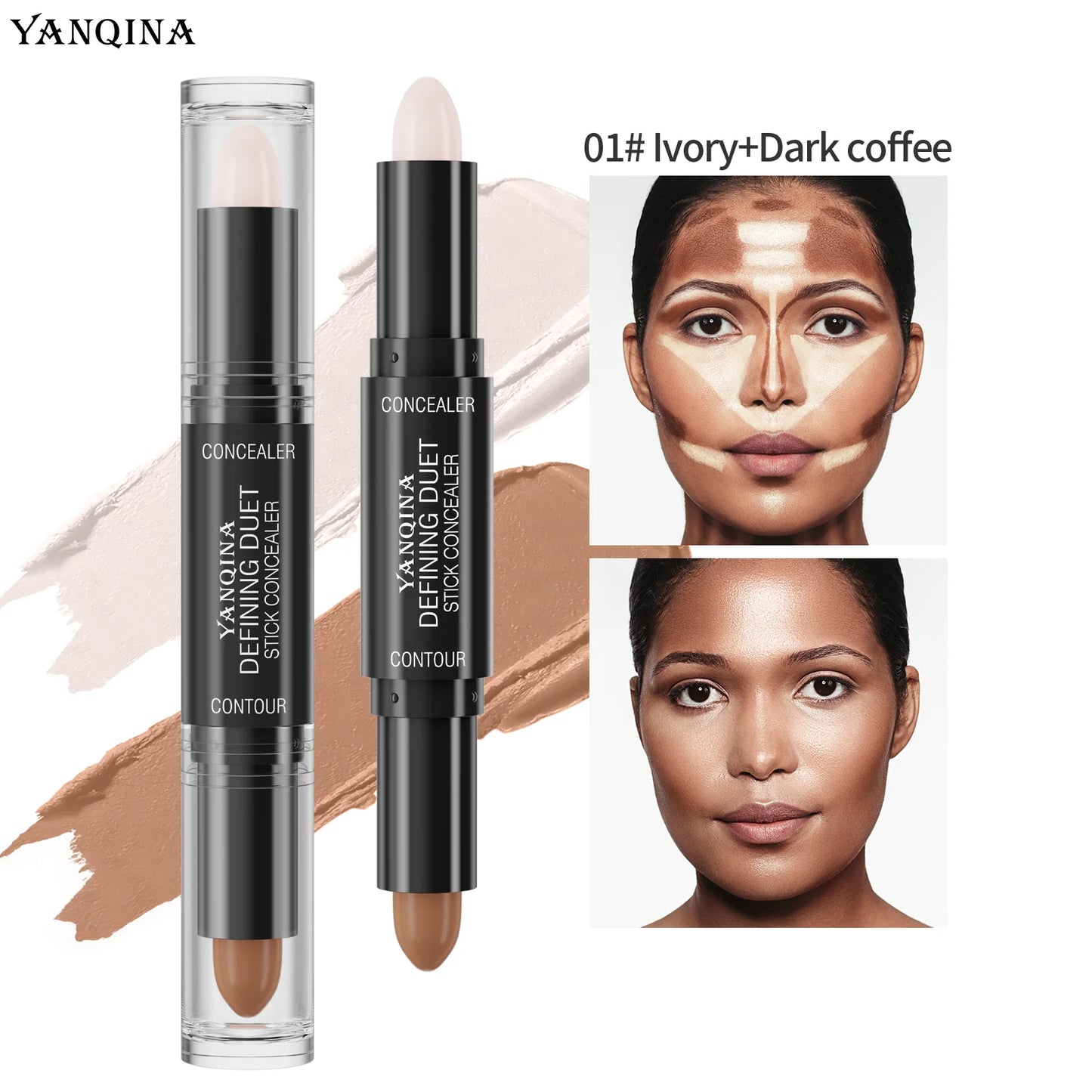 Face Foundation Concealer Pen Long Lasting - DOFIBA