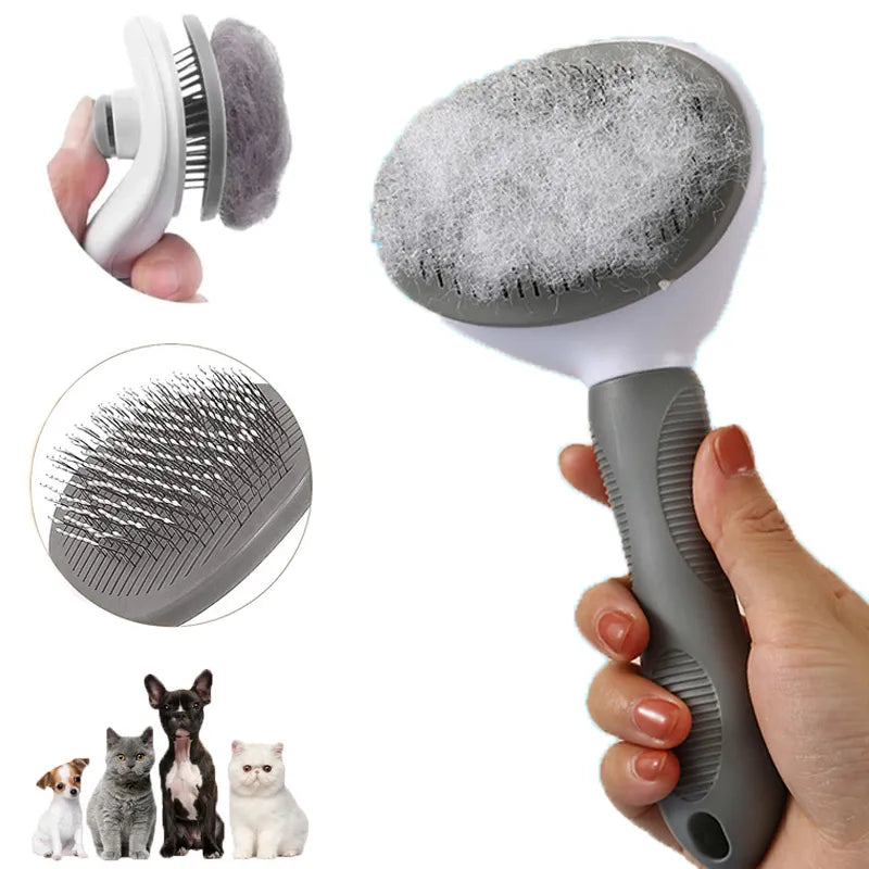 Pet Hair Remover Grooming Brush - DOFIBA