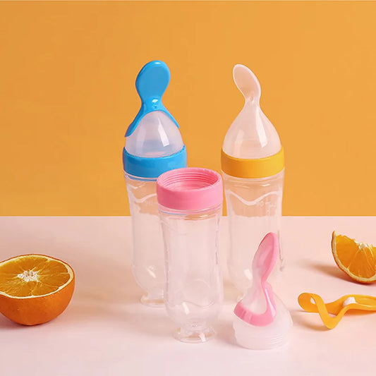 Squeezing Baby Feeding Bottle - DOFIBA