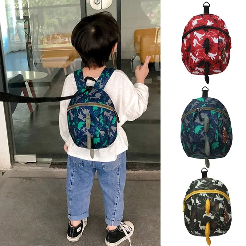 Cute Dinosaur Backpack With Safety Harness - DOFIBA