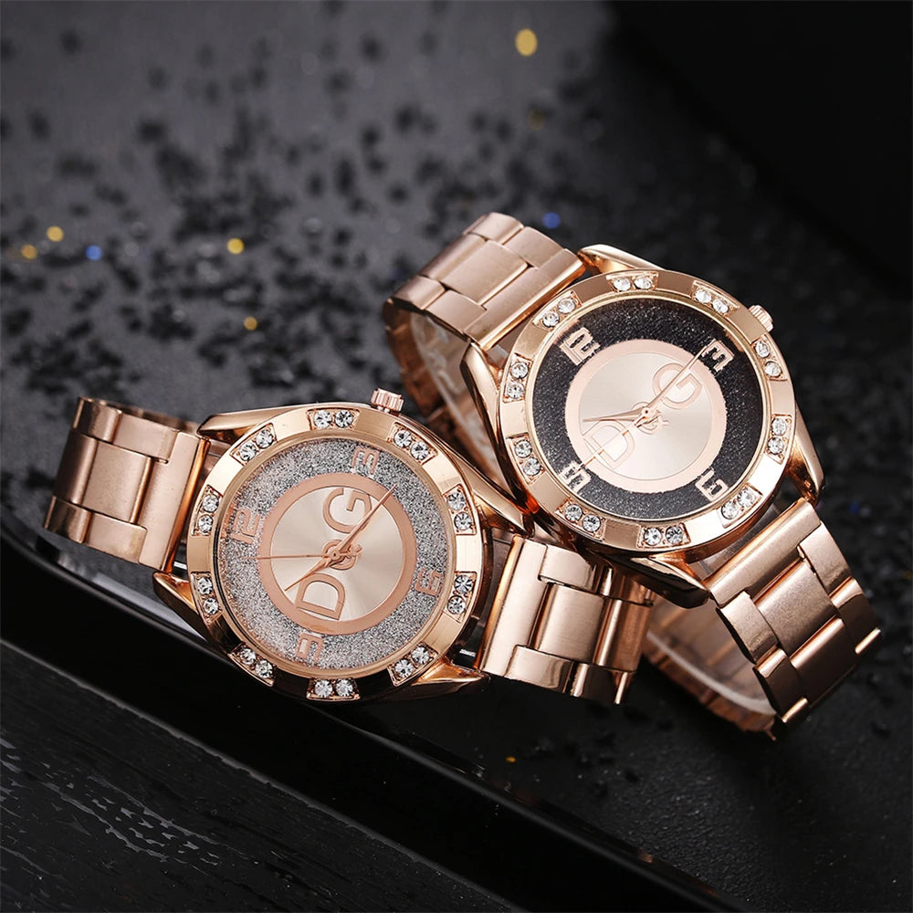 Diamonds Crystal Luxury New Brand Women Watch - DOFIBA