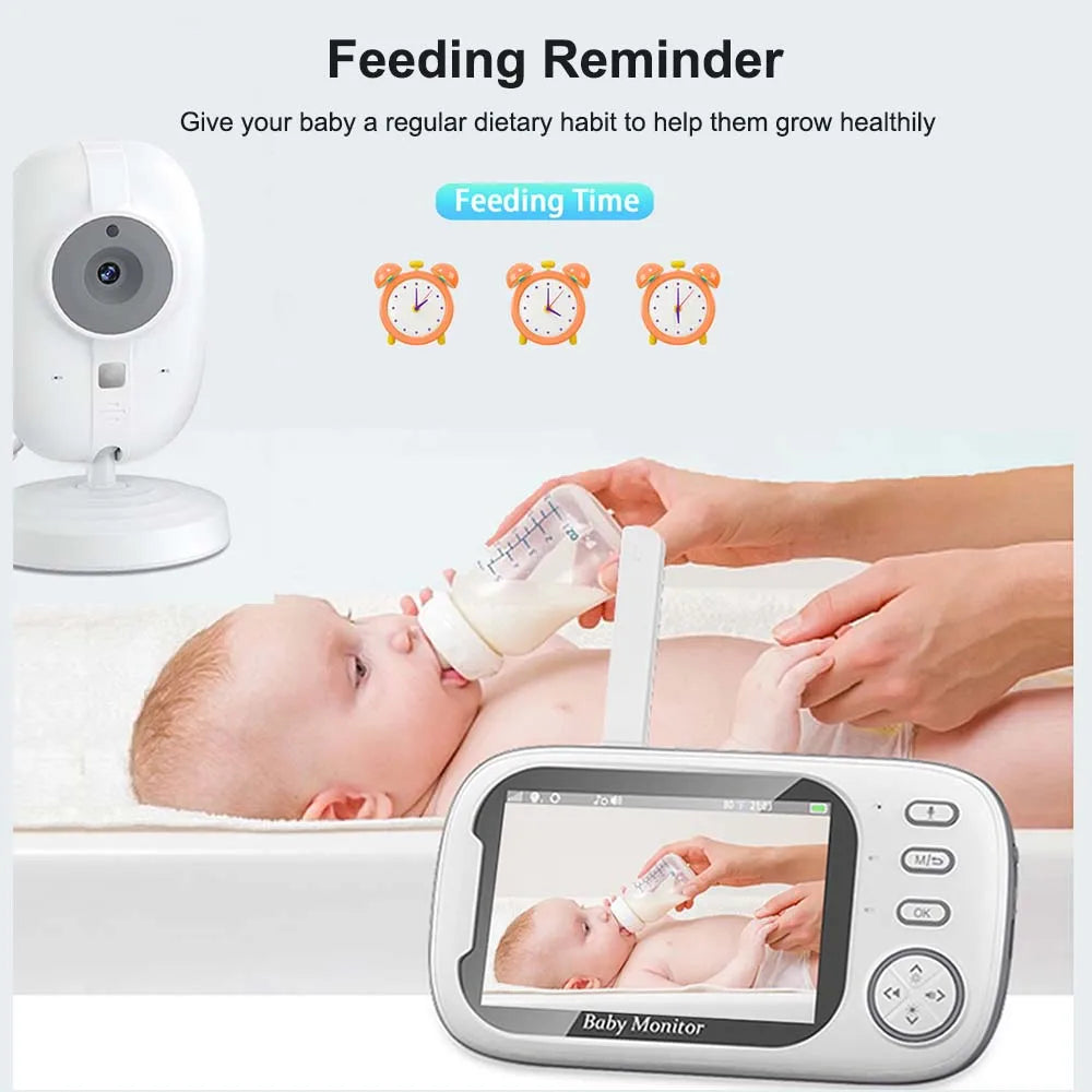 3.5'' Video Baby Monitor 2.4G Camera - DOFIBA