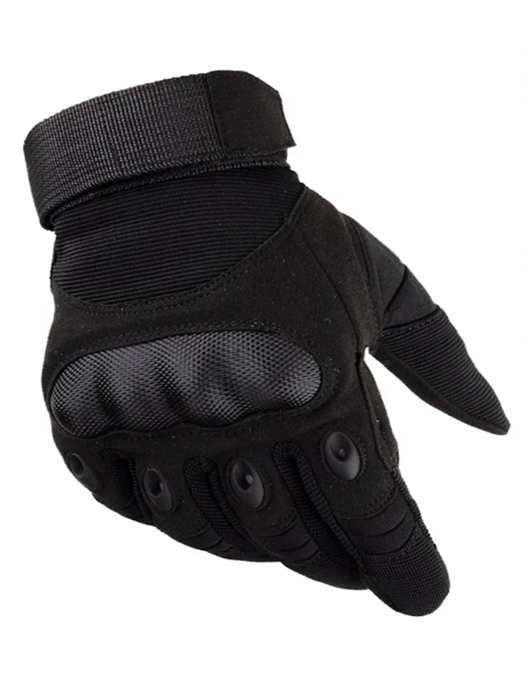 Military fan hard shell black eagle tactical sports gloves - DOFIBA