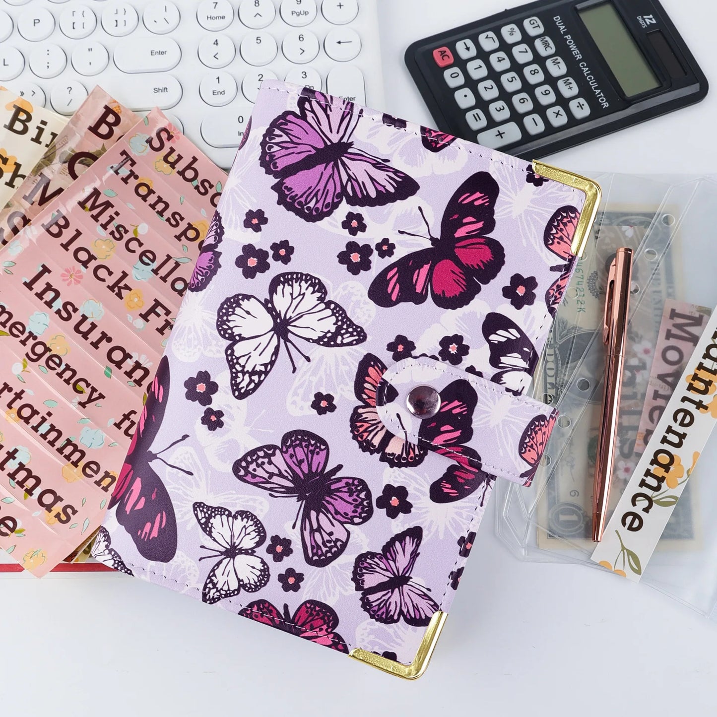 A6 Butterfly Planner Binder - DOFIBA