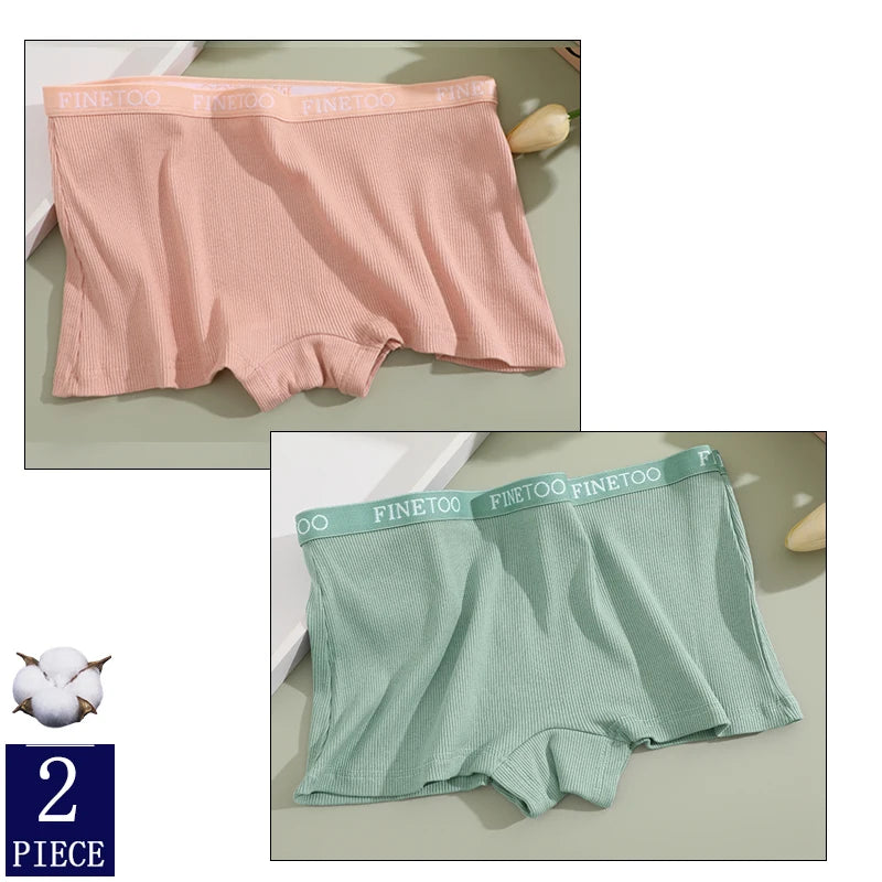 Women Cotton Panties Female Boxer - DOFIBA