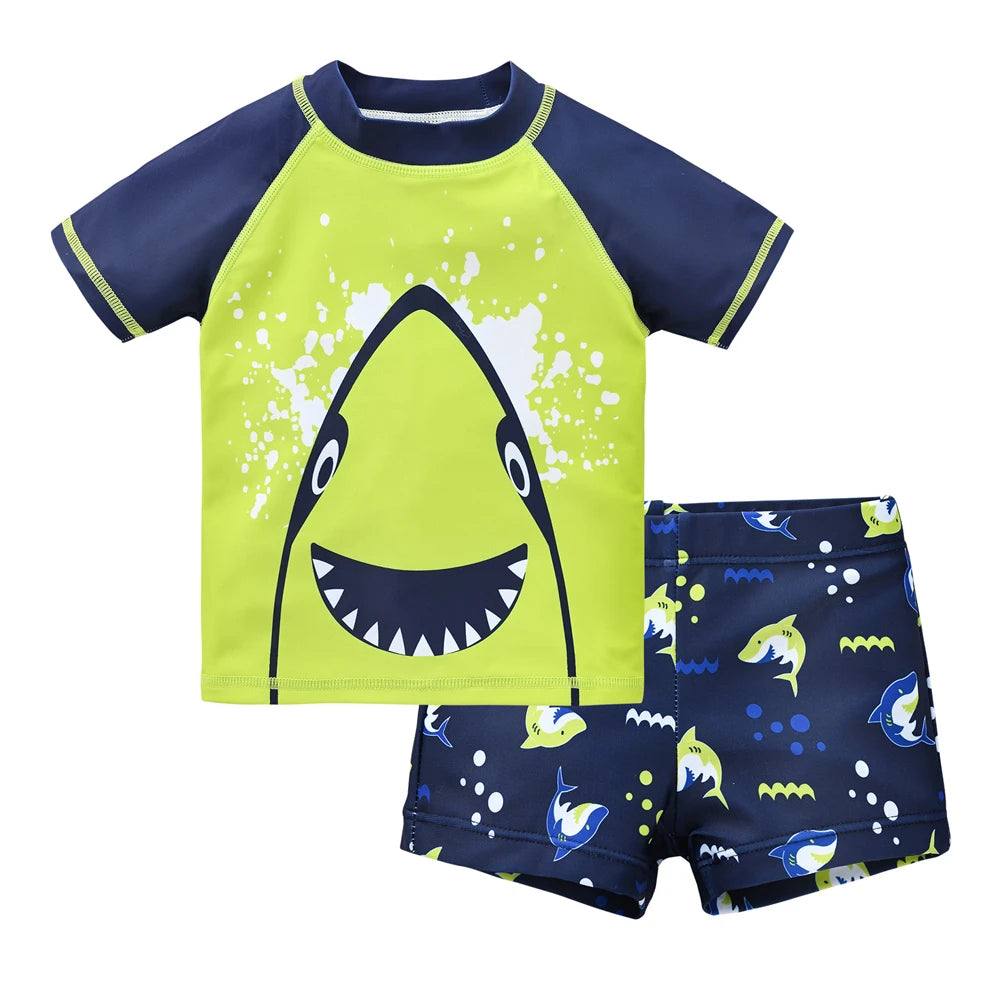 Kids Boy Swimsuit Cool Print - DOFIBA