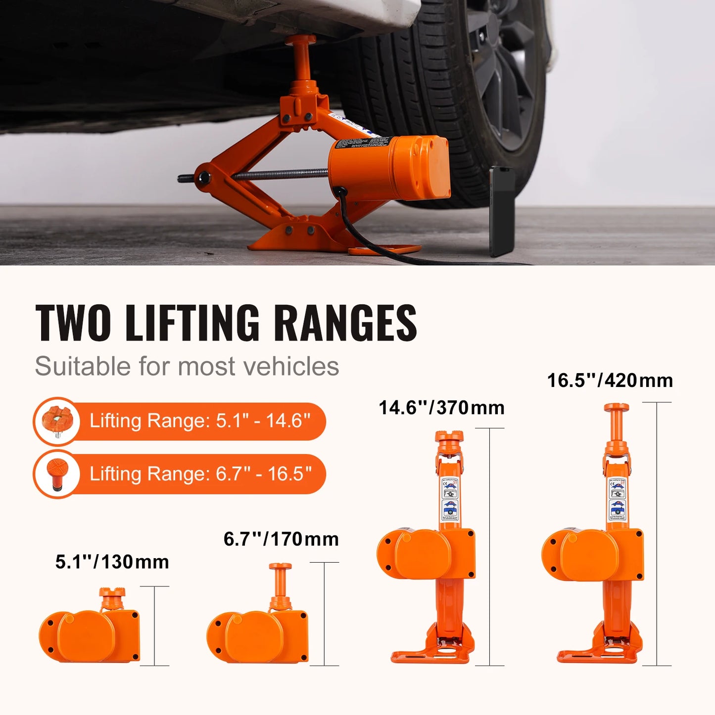 Electric Car Jack 3 Tons - DOFIBA