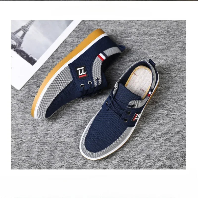 Men's Luxury Feel Canvas Shoes Lightweight - DOFIBA