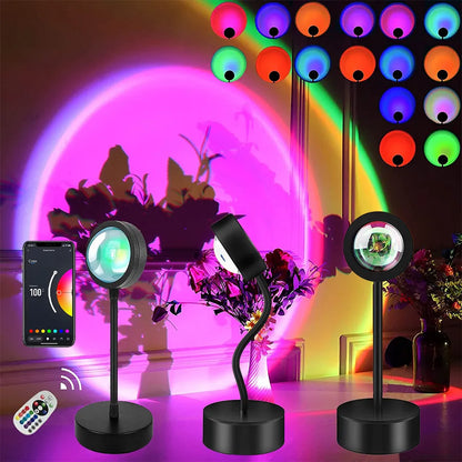 Smart Sunset Lamp Night Light Projector - DOFIBA