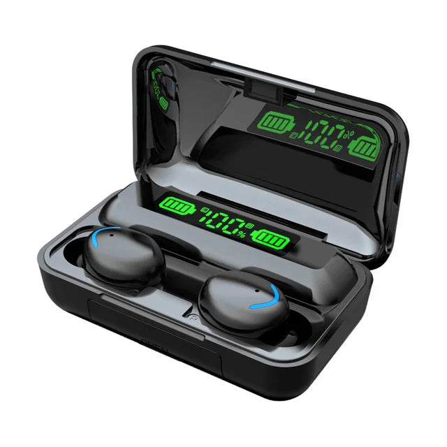 Wireless Bluetooth HiFi Earbuds With LED Charging Case - DOFIBA