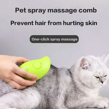 3 in 1 Electric Spray Steam Pet Brush - DOFIBA