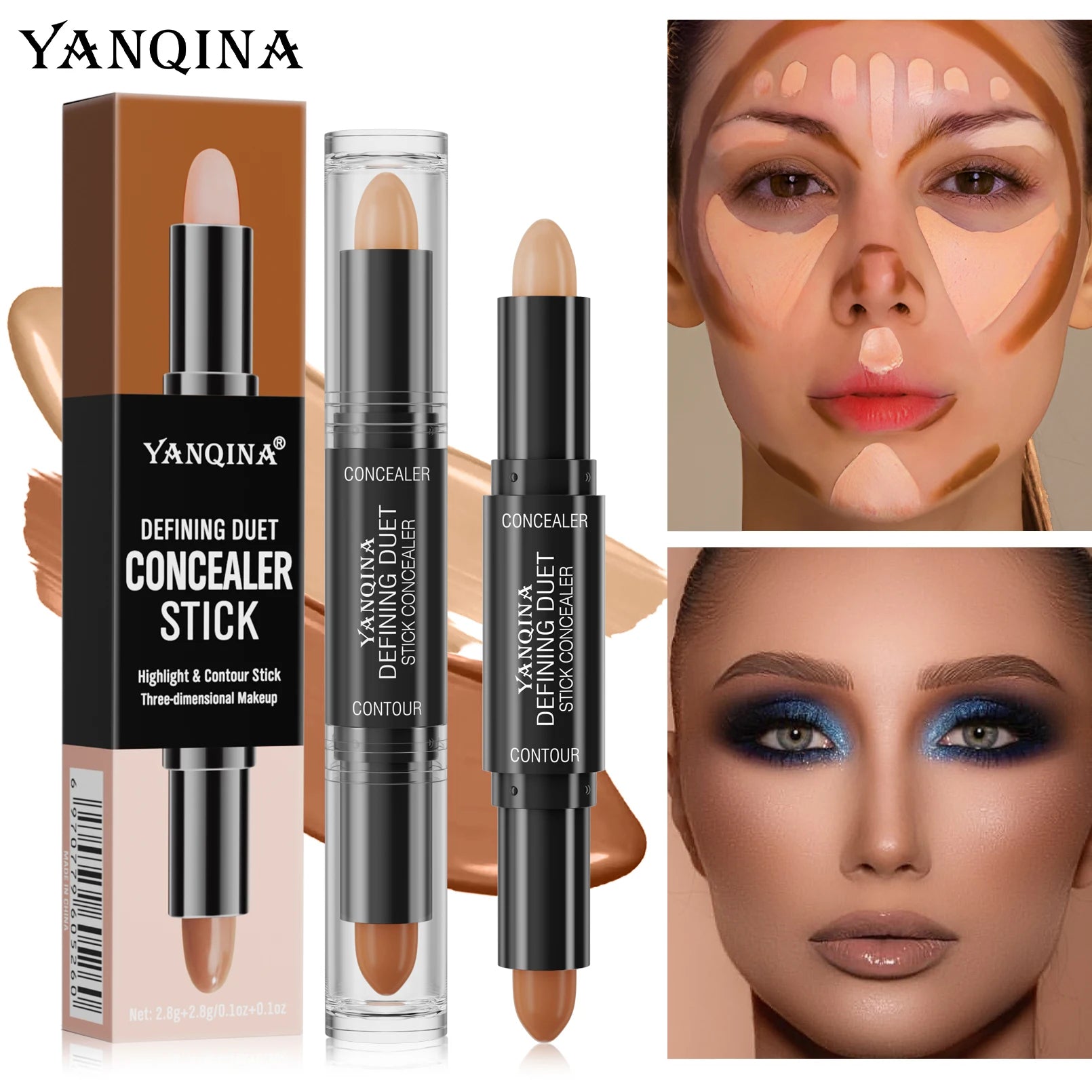 Face Foundation Concealer Pen Long Lasting - DOFIBA