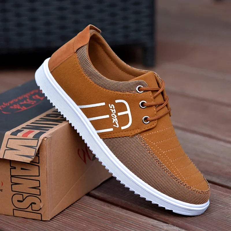 Men's Luxury Feel Canvas Shoes Lightweight - DOFIBA