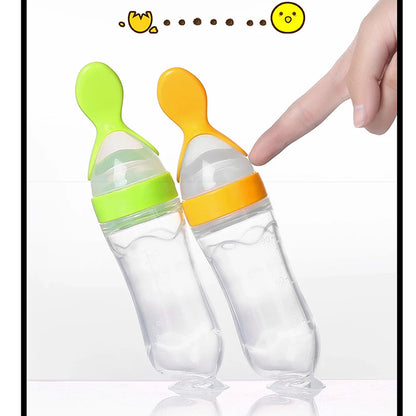 Squeezing Baby Feeding Bottle - DOFIBA