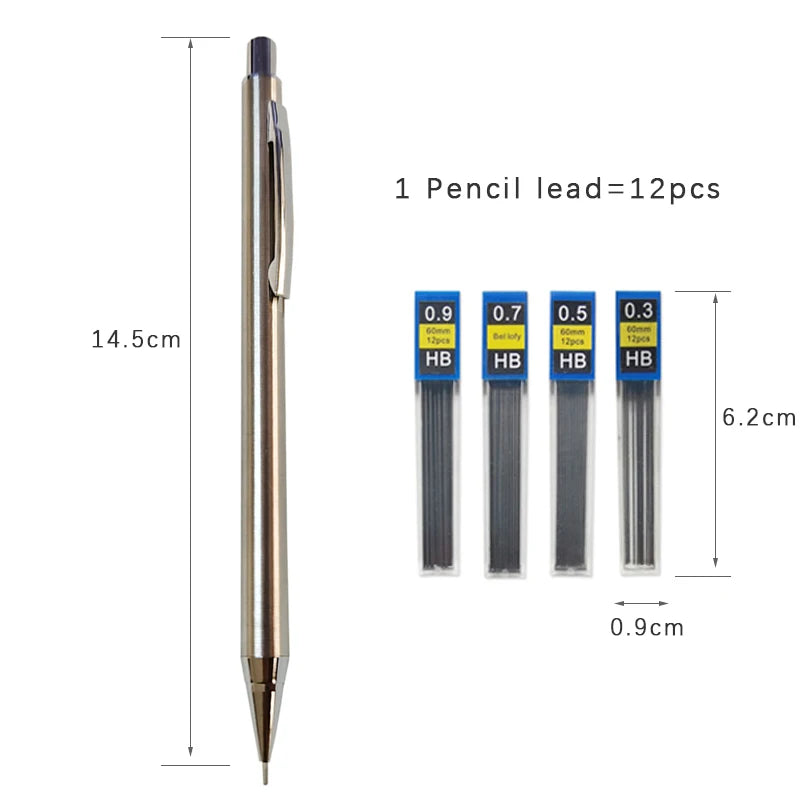 Mechanical Pencil Set 0.3/0.5/0.7/0.9/1.3/2.0mm - DOFIBA