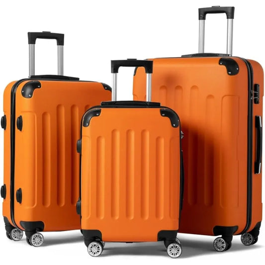 3-Piece Luggage Set Lightweight with Rolling Wheels - DOFIBA