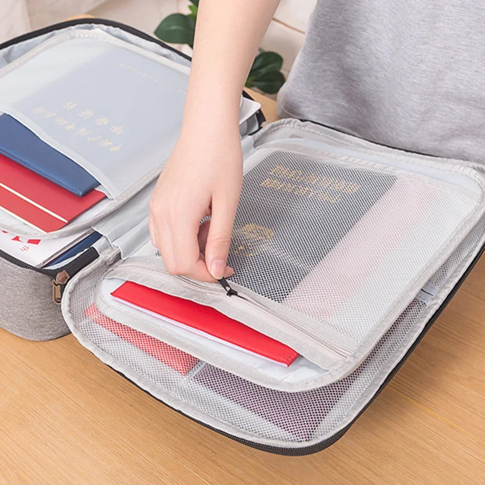 Large Capacity Multi-Layer Document Storage Bag - DOFIBA