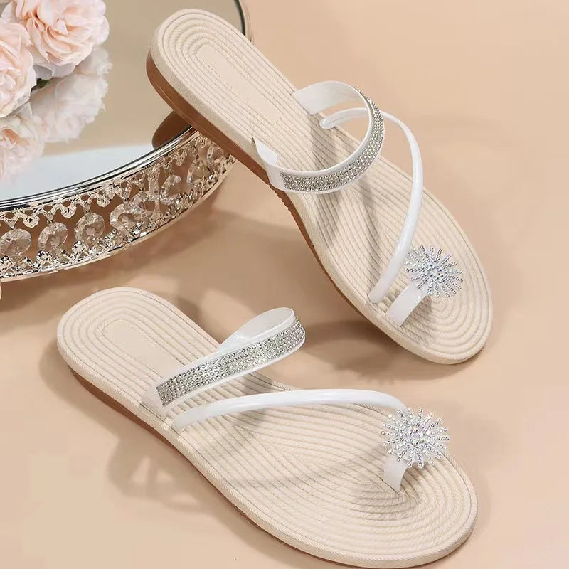 Women's Summer Sandals Rhinestone - DOFIBA