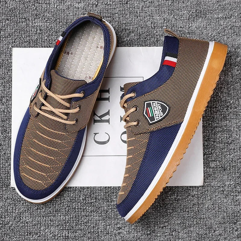 Men's Luxury Feel Canvas Shoes Lightweight - DOFIBA