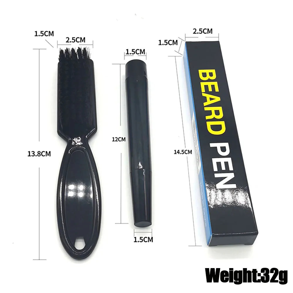 Waterproof Beard Pen Filler Pencil And Brush - DOFIBA