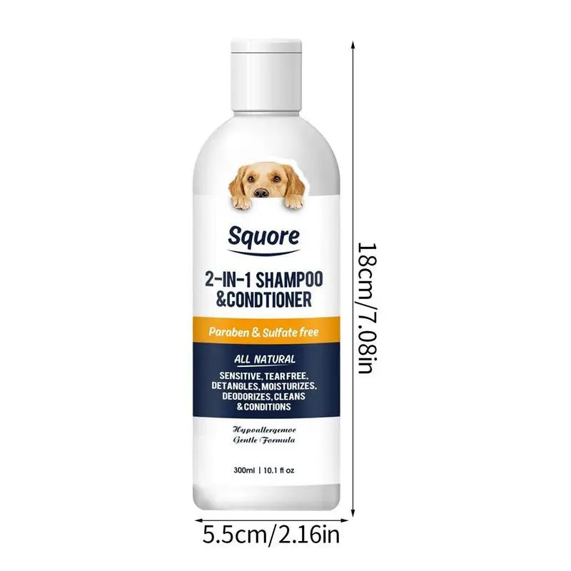 Dog Shampoo and Conditioner 2 in 1 - DOFIBA