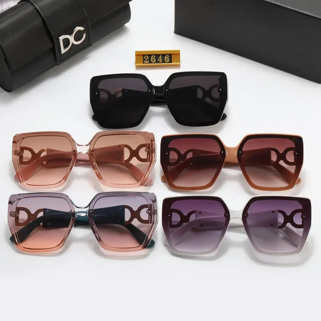 Sunglasses Luxury Brand Designer Women Retro Square - DOFIBA