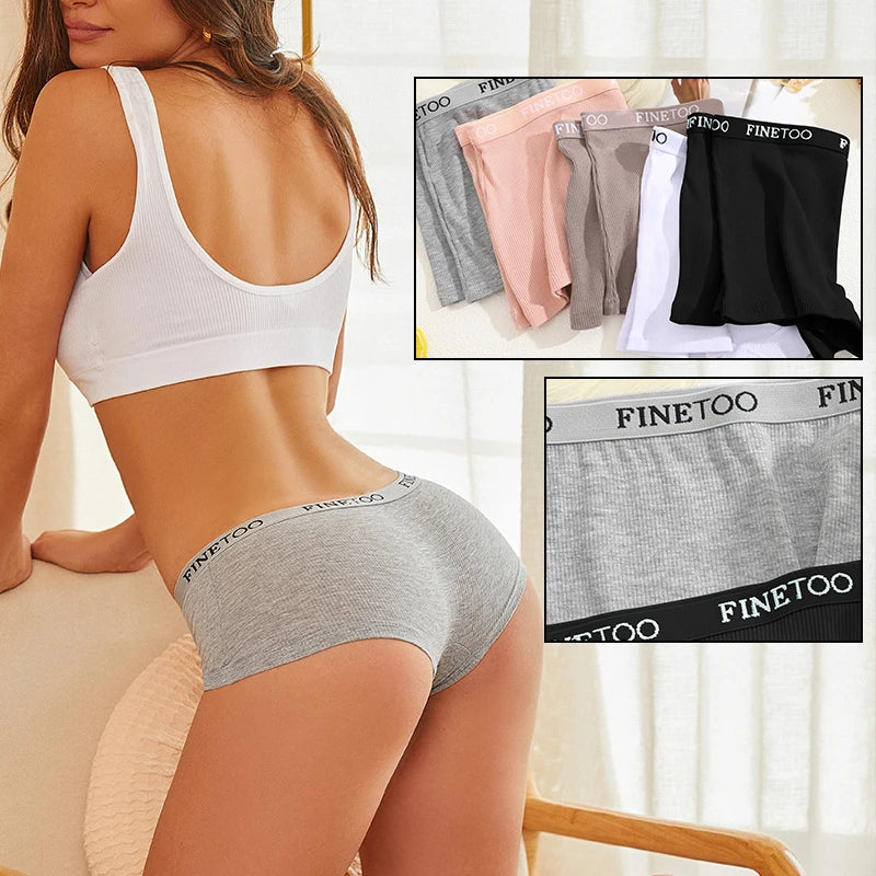 Women Cotton Panties Female Boxer - DOFIBA