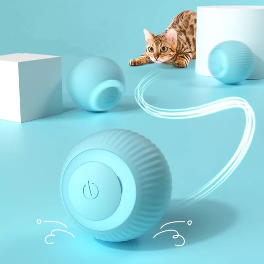 Electric Automatic Roll Ball Toys For Cats - DOFIBA